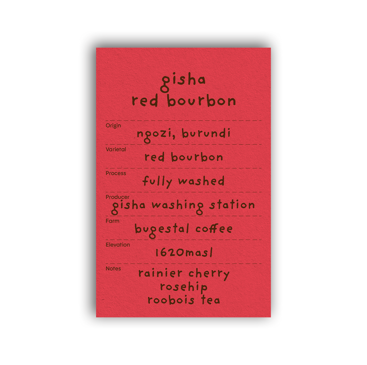 gisha red bourbon
