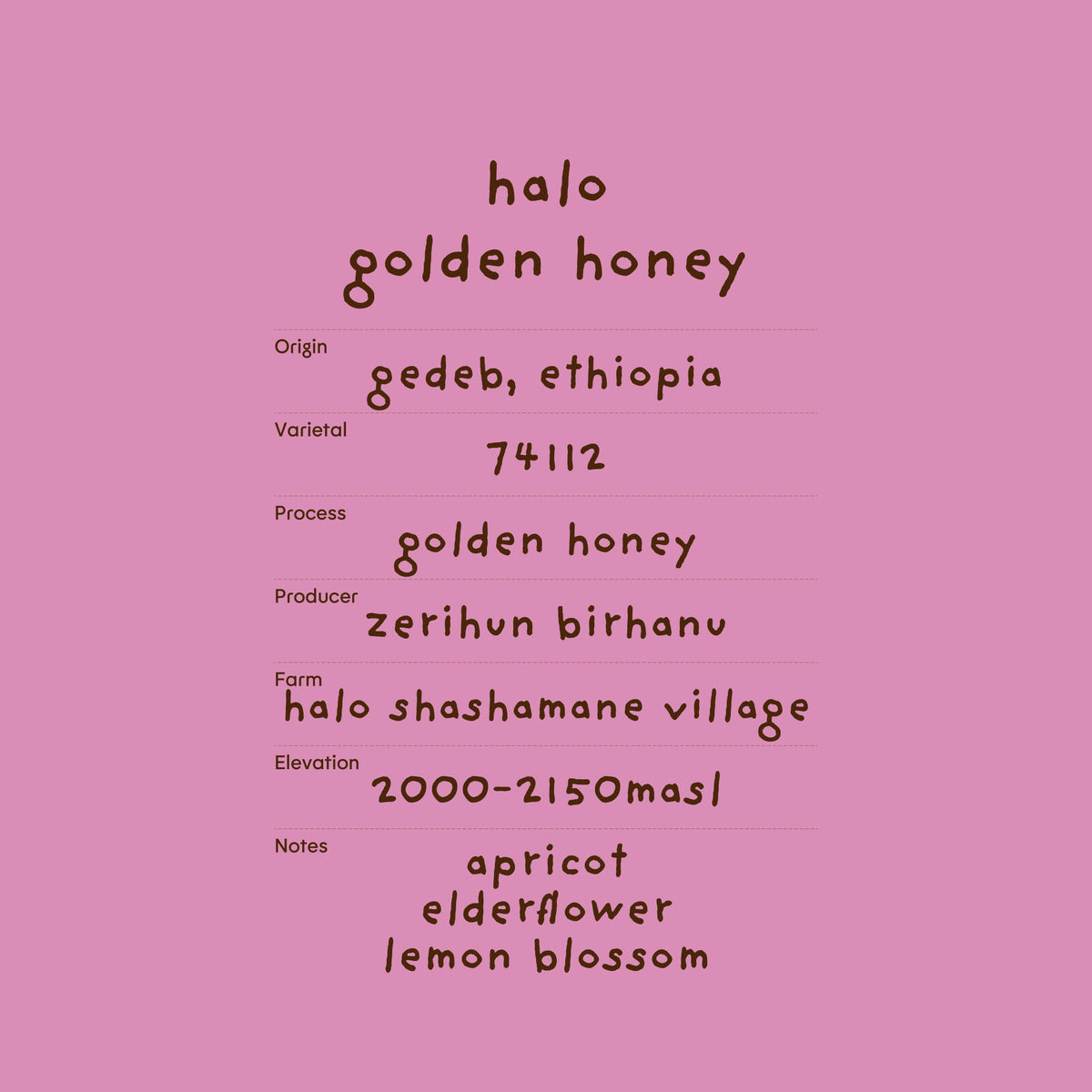 halo golden honey
